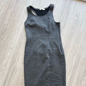 ☘️ Jack by BB Dakota bodycon Charcoal Midi Dress